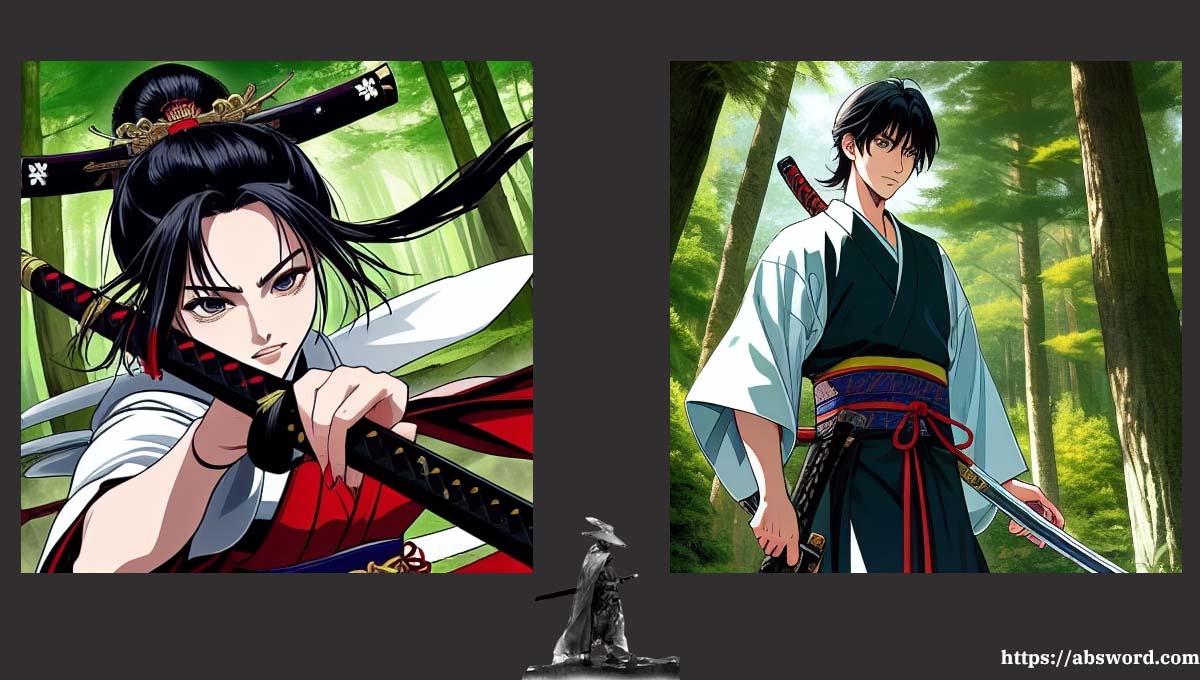 Beauty and the Samurai Sword